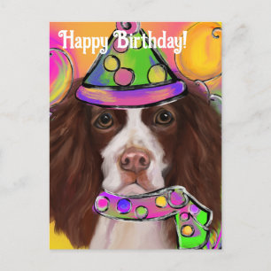 Engelsk Springer Spaniel Vykort