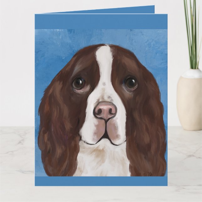 ENGELSK SPRINGERSPANIEL KORT (Framsida)