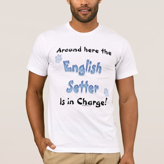 Engelsk teckenavgift tee shirt (Framsida)