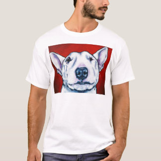 Engelsk tjurTerrier för vit T-shirt