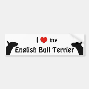 Engelsk tjurTerrierbildekal Bildekal