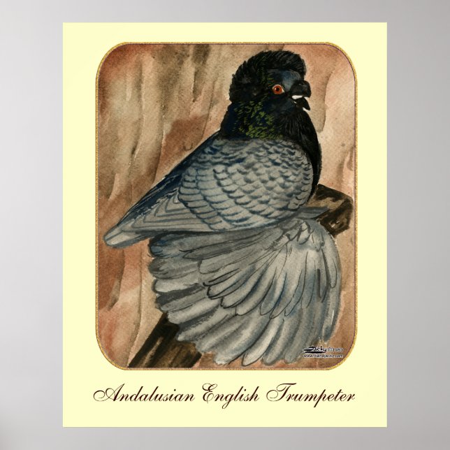 Engelsk trumpeter: 1980 Andalusien Poster (Framsidan)