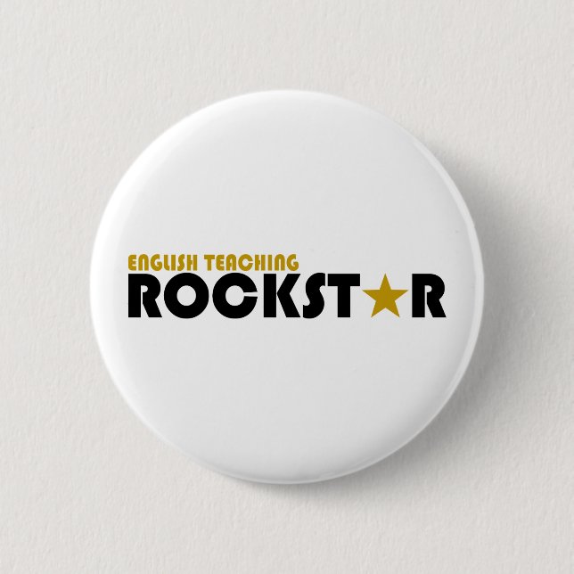 Engelsk undervisning Rockstar Knapp (Framsida)