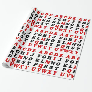 Engelska alfabet presentpapper