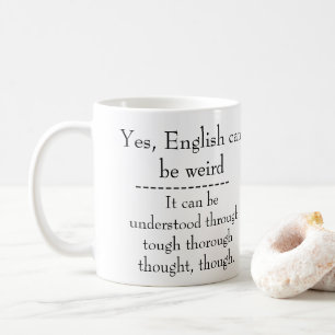 Engelska är kusligt kaffemugg