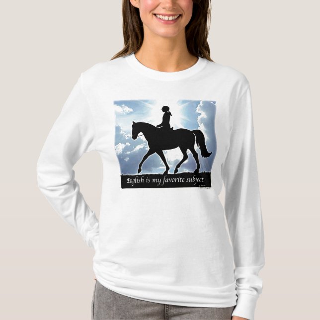 Engelska är mitt favorit- subjekt t-shirt (Framsida)