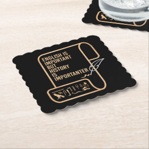 Engelska är viktigt, men historien är viktig underlägg papper