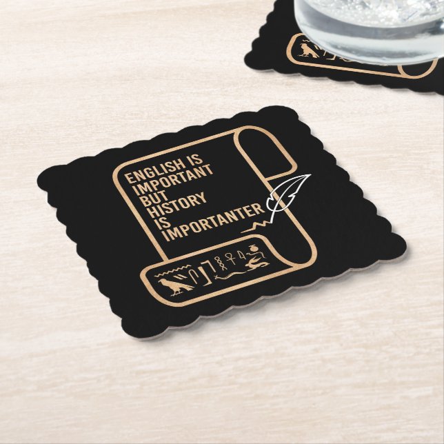 Engelska är viktigt, men historien är viktig underlägg papper (Vinklad)