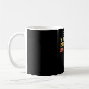 Engelska är viktigt men matematik är viktigt kaffemugg