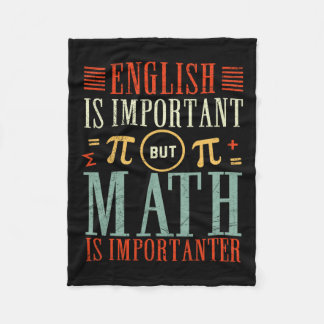 Engelska är viktigt, men Math är betydelsefull för Fleecefilt