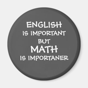 Engelska är viktigt, men math är viktig magnet