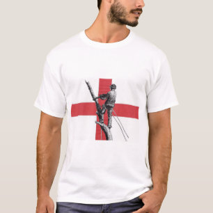 Engelska Arb Art Arborist Träd Surgeon Chainszon T Shirt
