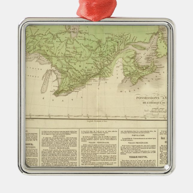 Engelska besittningar julgransprydnad metall (Framsidan)