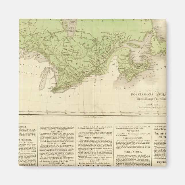 Engelska besittningar magnet (Framsidan)