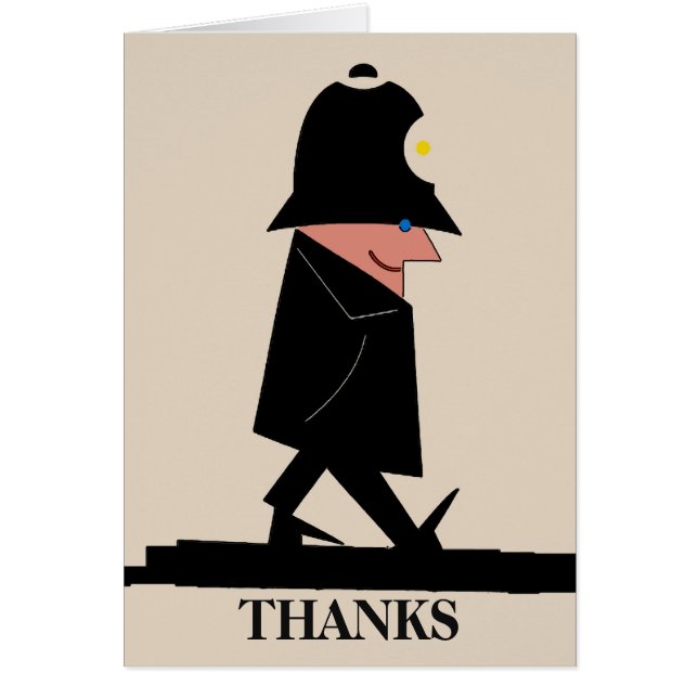 Engelska Bobby, lägg till text Hälsningskort (Framsidan)