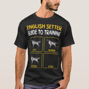 Engelska brev Guide to Training Hund Obedience T Shirt