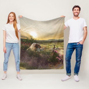 Engelska brev, jakt på fasaner fleecefilt