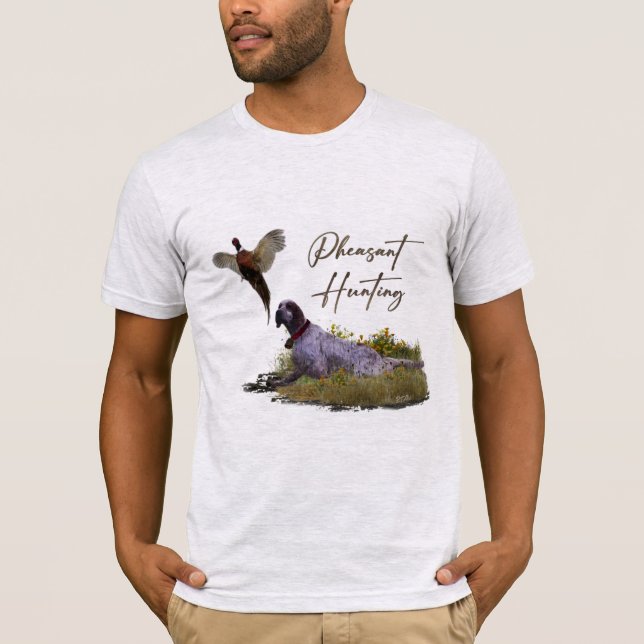 Engelska brev, jakt på fasaner t shirt (Framsida)