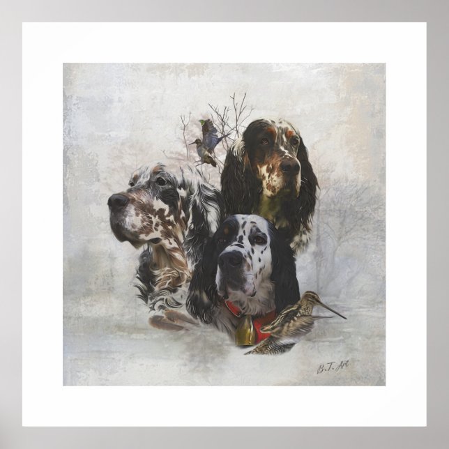 Engelska brev, jakt på träkuster poster (Framsidan)