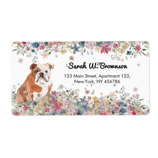 Engelska brittiska Bulldog Fraktsedel (Framsidan)