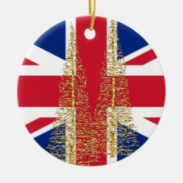 Engelska brittiska Flagga jul Ornament