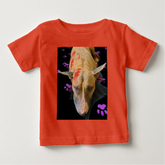 Engelska Bull Terrier Infants Baby Shirts Tee Shirt