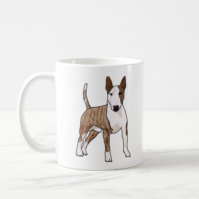 Engelska Bull Terrier Kaffemugg (Vänster)