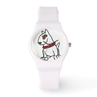 Engelska Bull Terrier Tecknad Watch Armbandsur