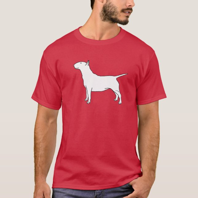 Engelska Bull Terrier Tee Shirt (Framsida)