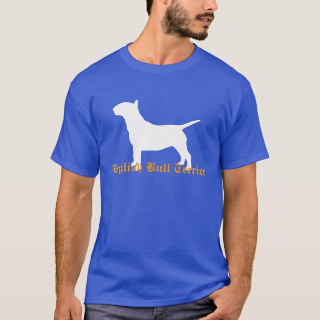 Engelska Bull Terrier Tee Shirt (Framsida)