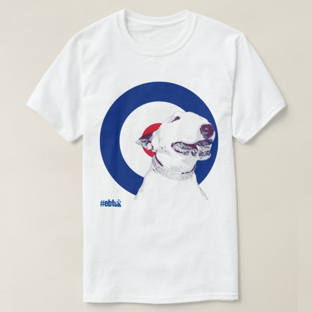 Engelska Bull Terriers UK Bully Mod T-Shirt (Design framsida)
