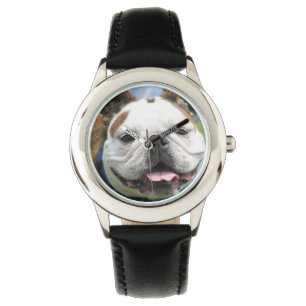 Engelska bulldog armbandsur