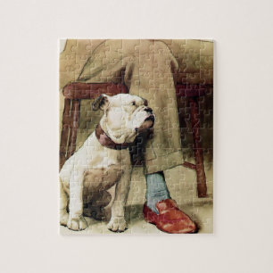 Engelska bulldog av hans mastersida pussel