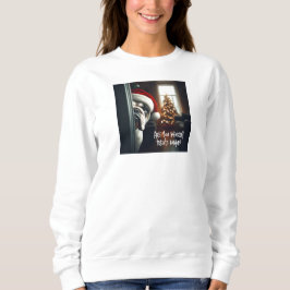 Engelska bulldog Bearing Treat jul Sweatshirt T Shirt