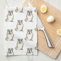 Engelska bulldog (Brindle)