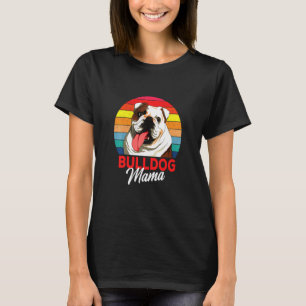 Engelska bulldog Bully Hund Mamma Womens T Shirt