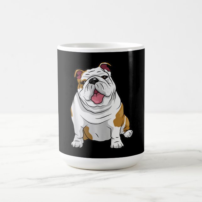 Engelska Bulldog Fantastisk Funny Bulldog Valp Hun Kaffemugg (Center)