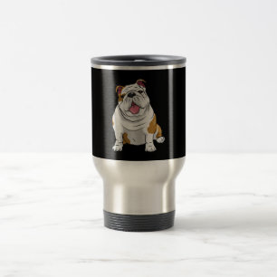 Engelska Bulldog Fantastisk Funny Bulldog Valp Hun Resemugg