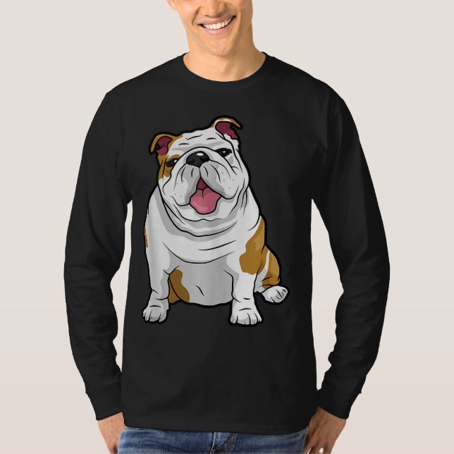 Engelska Bulldog Fantastisk Funny Bulldog Valp Hun T Shirt (Framsida)