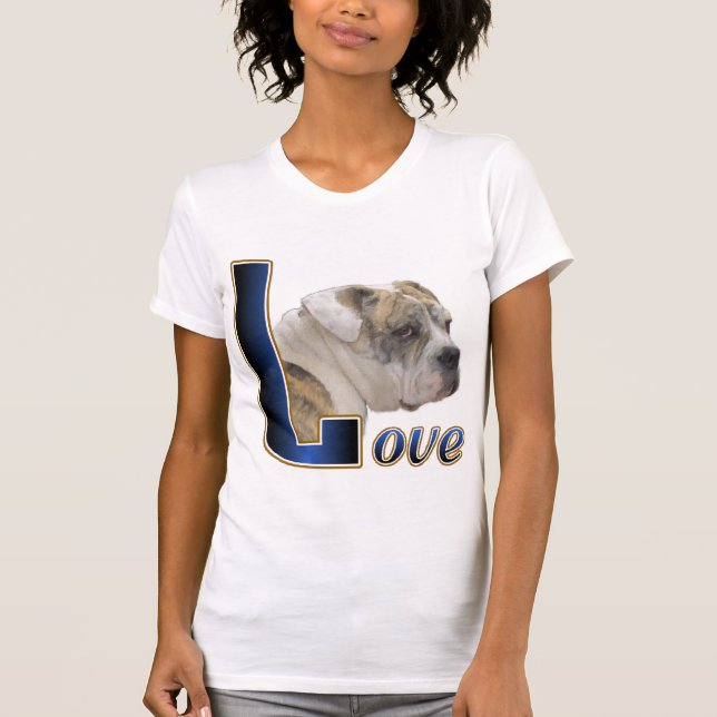 Engelska bulldog-gåvor t-shirt (Framsida)