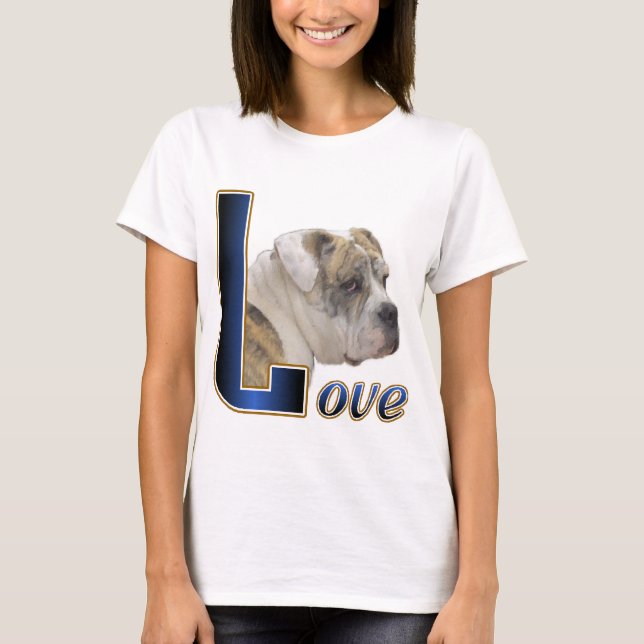 Engelska bulldog-gåvor tee (Framsida)