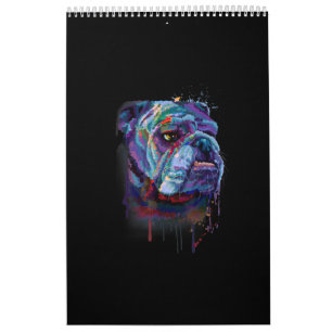 Engelska bulldog Gift A English Bulldog Mamma Kalender