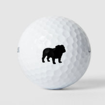Engelska Bulldog Hund aveln Silhouette