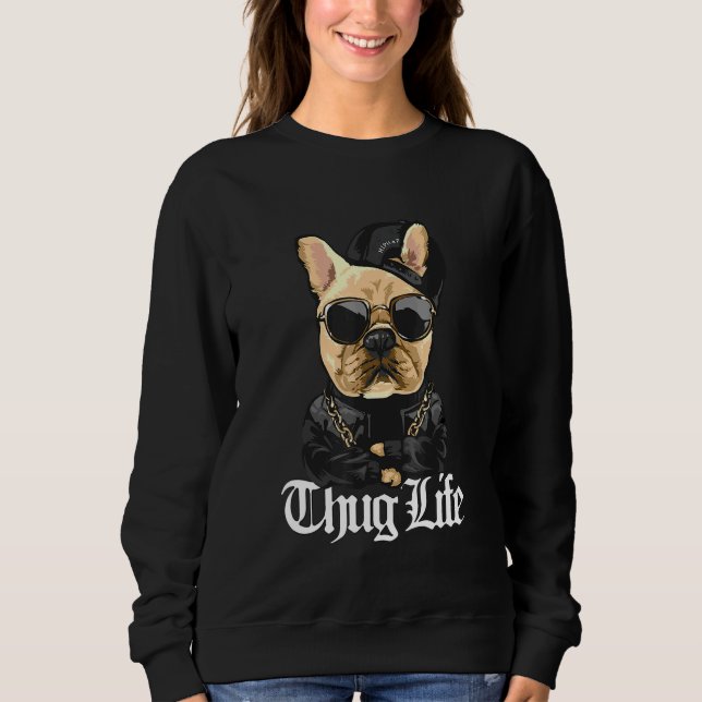 Engelska bulldog Hund T Shirt (Framsida)