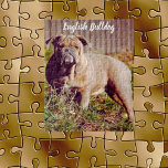 Engelska Bulldog Jigszle Puzzle Game Pussel<br><div class="desc">Anropar engelska Bulldog älskare! Det här charmerande pusslet har en berömvärd engelsk bulldog, skapar det som en perfekt för alla som tar hand om denna lovvärda ras. Se hur bulldodons lekande personlighet kommer till livet biet av biet! Kommer i en presentlåda, perfekt för gåva eller att hålla ditt pussel säkert!...</div>