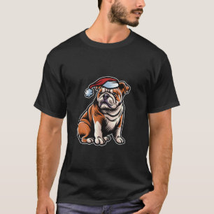 Engelska Bulldog Jultomten Hat God jul Do T Shirt