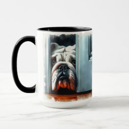 Engelska bulldog. Kaffe Mugg