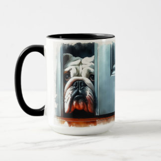 Engelska bulldog. Kaffe Mugg