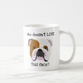 Engelska bulldog kaffemugg
