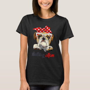 Engelska Bulldog Kärlek Cute Bully Hund Mamma Wome T Shirt